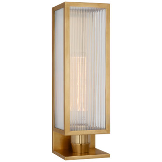 York LED Outdoor Wall Sconce in Soft Brass (268|BBL 2185SB-CRB)