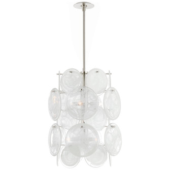 Loire Six Light Chandelier in Gild (268|ARN 5451G-CSG)