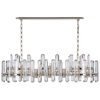 Bonnington 24 Light Linear Chandelier in Hand-Rubbed Antique Brass (268|ARN 5127HAB-ALB)