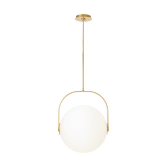 Fues LED Pendant in Natural Brass (182|SLPD10327OPNB)