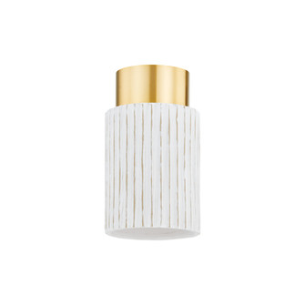 Corissa One Light Flush Mount in Aged Brass (428|H830501-AGB/CWB)