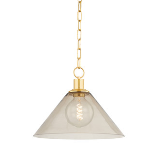 Anniebee One Light Pendant in Aged Brass (428|H829701L-AGB)
