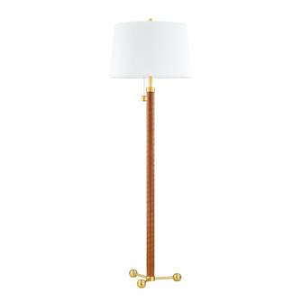 NOHO Two Light Floor Lamp in Aged Brass (70|L6170-AGB)