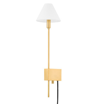 Teaneck One Light Wall Sconce in Aged Brass (70|5424-AGB)
