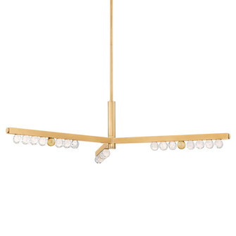 Annecy LED Chandelier in Vintage Brass (68|382-50-VB)