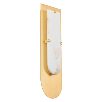 Alexandrite LED Wall Sconce in Vintage Gold Leaf (68|369-01-VGL)