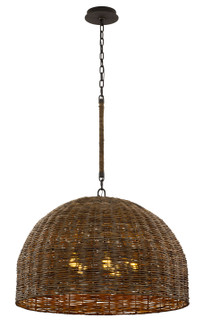 Huxley Five Light Chandelier in Tidepool Bronze (67|F6905-TBZ)