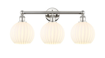 Edison Three Light Bath Vanity in Polished Nickel (405|616-3W-PN-G1217-8WV)