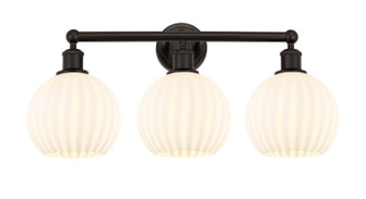 Edison Three Light Bath Vanity in Oil Rubbed Bronze (405|616-3W-OB-G1217-8WV)
