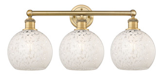 Edison Three Light Bath Vanity in Brushed Brass (405|616-3W-BB-G1216-8WM)
