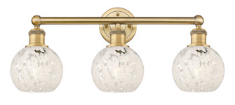 Edison Three Light Bath Vanity in Brushed Brass (405|616-3W-BB-G1216-6WM)
