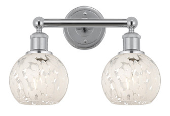 Edison Two Light Bath Vanity in Polished Chrome (405|616-2W-PC-G1216-6WM)
