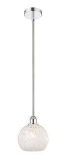 Edison One Light Mini Pendant in Polished Chrome (405|616-1S-PC-G1216-8WM)