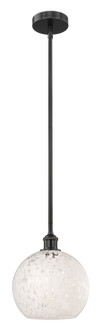 Edison One Light Mini Pendant in Matte Black (405|616-1S-BK-G1216-10WM)