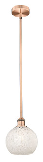 Edison One Light Mini Pendant in Antique Copper (405|616-1S-AC-G1216-8WM)