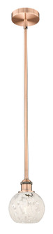 Edison One Light Mini Pendant in Antique Copper (405|616-1S-AC-G1216-6WM)