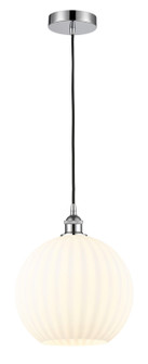 Edison One Light Mini Pendant in Polished Chrome (405|616-1P-PC-G1217-12WV)