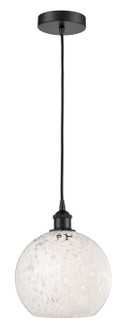 Edison One Light Mini Pendant in Matte Black (405|616-1P-BK-G1216-10WM)