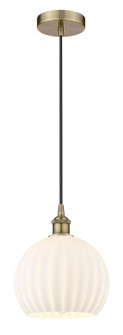 Edison One Light Mini Pendant in Antique Brass (405|616-1P-AB-G1217-10WV)