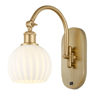 Ballston One Light Swing Arm in Satin Gold (405|518-1W-SG-G1217-6WV)