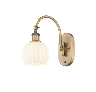 Ballston One Light Swing Arm in Brushed Brass (405|518-1W-BB-G1217-6WV)