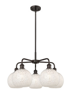 Downtown Urban LED Chandelier in Oil Rubbed Bronze (405|516-5CR-OB-G1216-8WM)