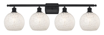Ballston Four Light Bath Vanity in Matte Black (405|516-4W-BK-G1216-8WM)