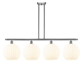 Ballston Four Light Island Pendant in Polished Nickel (405|516-4I-PN-G1216-12WM)