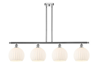 Ballston Four Light Island Pendant in Polished Chrome (405|516-4I-PC-G1217-10WV)