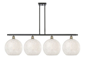 Ballston Four Light Island Pendant in Black Antique Brass (405|516-4I-BAB-G1216-12WM)