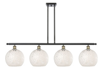 Ballston Four Light Island Pendant in Black Antique Brass (405|516-4I-BAB-G1216-10WM)