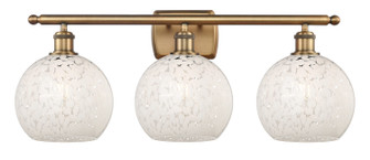 Ballston Three Light Bath Vanity in Brushed Brass (405|516-3W-BB-G1216-8WM)