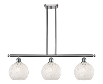 Ballston Three Light Island Pendant in Brushed Satin Nickel (405|516-3I-SN-G1216-8WM)