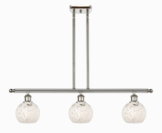 Ballston Three Light Island Pendant in Polished Nickel (405|516-3I-PN-G1216-6WM)