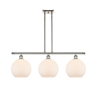 Ballston Three Light Island Pendant in Polished Nickel (405|516-3I-PN-G121-10)