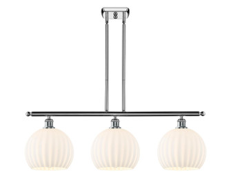 Ballston Three Light Island Pendant in Polished Chrome (405|516-3I-PC-G1217-10WV)