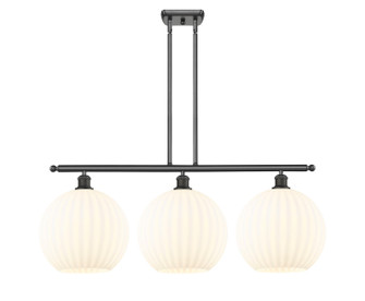 Ballston Three Light Island Pendant in Oil Rubbed Bronze (405|516-3I-OB-G1217-12WV)