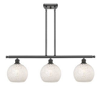 Ballston Three Light Island Pendant in Oil Rubbed Bronze (405|516-3I-OB-G1216-8WM)