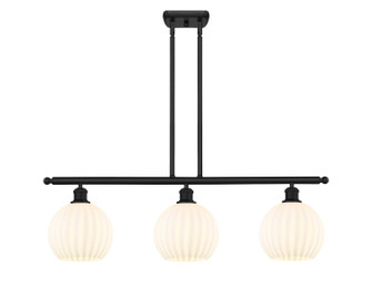 Ballston LED Island Pendant in Matte Black (405|516-3I-BK-G1217-8WV)