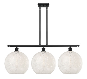 Ballston Three Light Island Pendant in Matte Black (405|516-3I-BK-G1216-12WM)