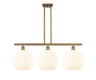 Ballston LED Island Pendant in Brushed Brass (405|516-3I-BB-G1217-12WV)