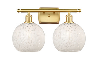 Ballston Two Light Bath Vanity in Satin Gold (405|516-2W-SG-G1216-8WM)