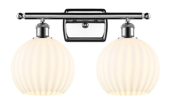 Ballston Two Light Bath Vanity in Polished Chrome (405|516-2W-PC-G1217-8WV)