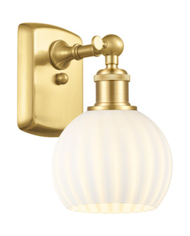 Ballston One Light Wall Sconce in Satin Gold (405|516-1W-SG-G1217-6WV)