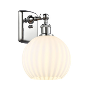 Ballston One Light Wall Sconce in Polished Chrome (405|516-1W-PC-G1217-8WV)