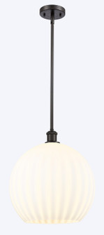 Ballston One Light Pendant in Oil Rubbed Bronze (405|516-1S-OB-G1217-14WV)