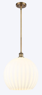 Ballston One Light Pendant in Brushed Brass (405|516-1S-BB-G1217-14WV)