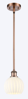 Ballston One Light Mini Pendant in Antique Copper (405|516-1S-AC-G1217-6WV)