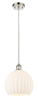 Ballston One Light Mini Pendant in Polished Nickel (405|516-1P-PN-G1217-10WV)