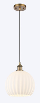 Ballston One Light Mini Pendant in Brushed Brass (405|516-1P-BB-G1217-10WV)
